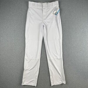 NEW Champro Baseball Pant Mens Medium White Triple Crown Open Bottom BP9UAWM NWT